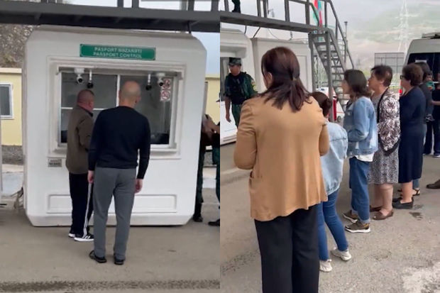 Qarabağın erməni sakinləri “Laçın” sərhəd-buraxılış məntəqəsindən sərbəst keçiblər